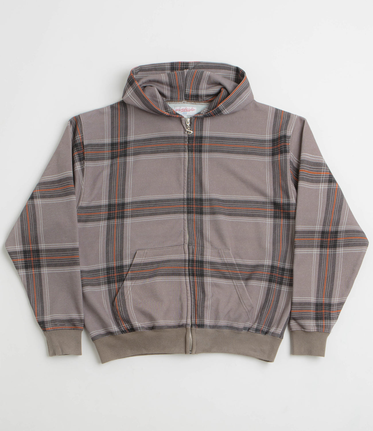 Y*N様 Yardsale Crib Checked Hoodie Yardsale Crib Checked Hoodie - Grey | Flatspot