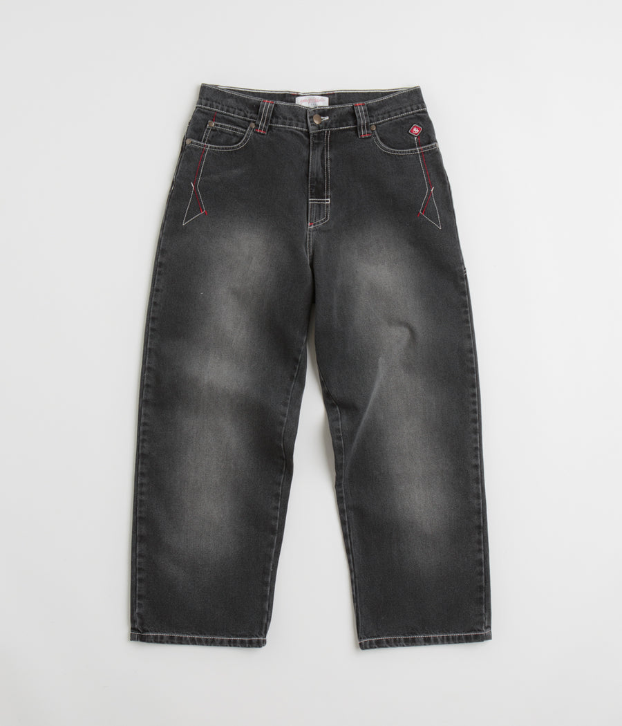 Yardsale Culture Slub Phantasy Jeans in Washed Black