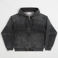 Yardsale Denim Full Zip Hoodie - Black thumbnail