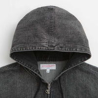 Yardsale Denim Full Zip Hoodie - Black thumbnail