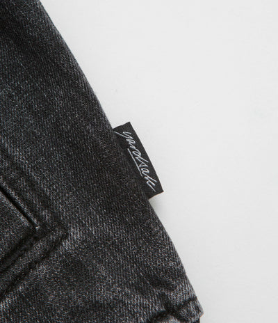 Yardsale Denim Full Zip Hoodie - Black