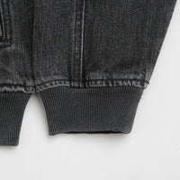 Yardsale Denim Full Zip Hoodie - Black thumbnail