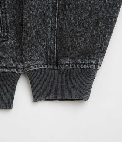 Yardsale Denim Full Zip Hoodie - Black