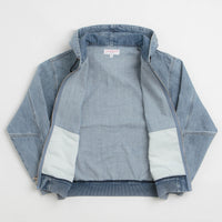 Yardsale Denim Full Zip Hoodie - Blue thumbnail