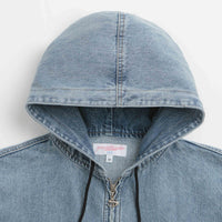 Yardsale Denim Full Zip Hoodie - Blue thumbnail