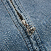 Yardsale Denim Full Zip Hoodie - Blue thumbnail