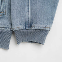 Yardsale Denim Full Zip Hoodie - Blue thumbnail