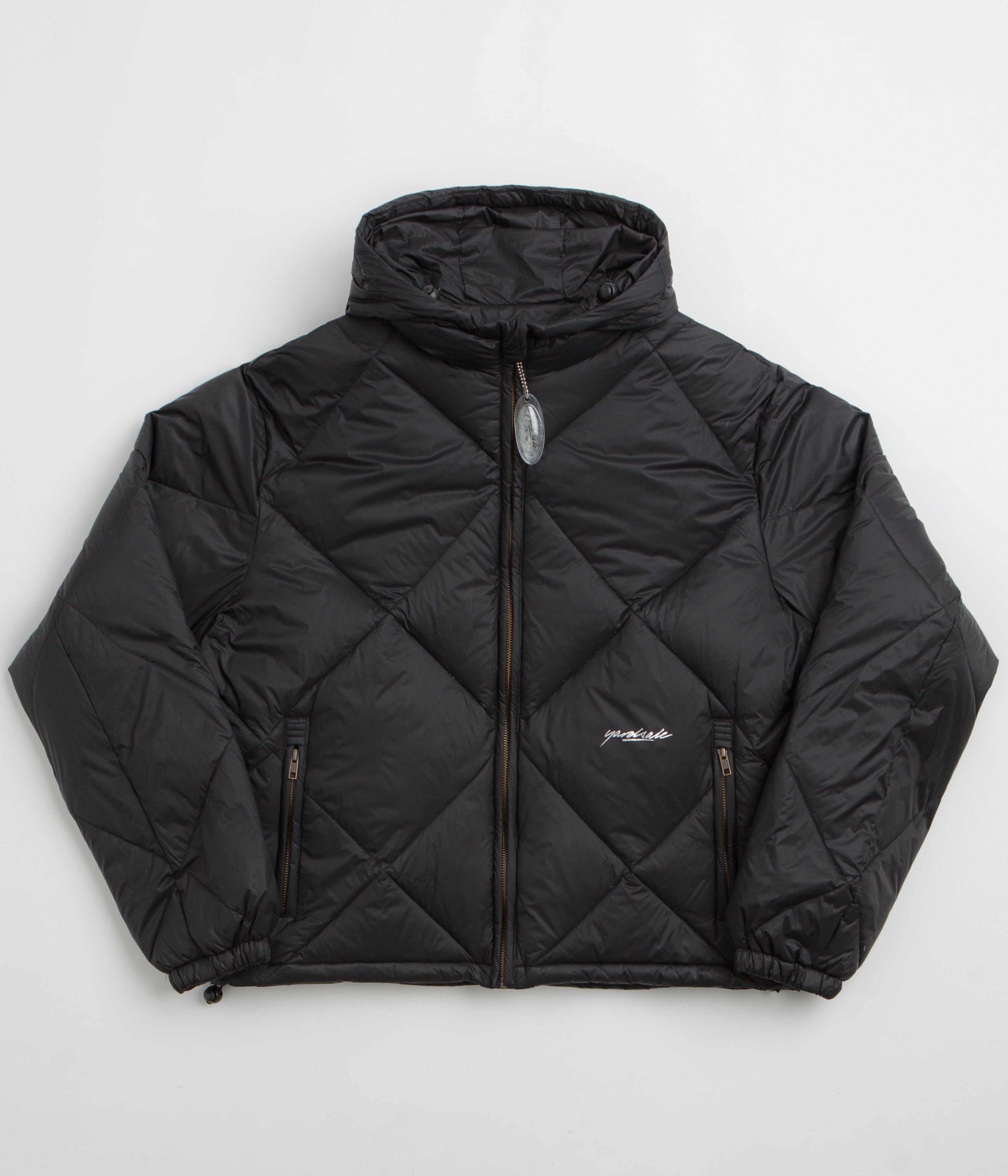 Yardsale Diamond Down Puffer Jacket - Black