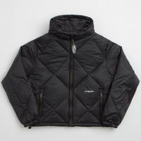 Yardsale Diamond Down Puffer Jacket - Black thumbnail