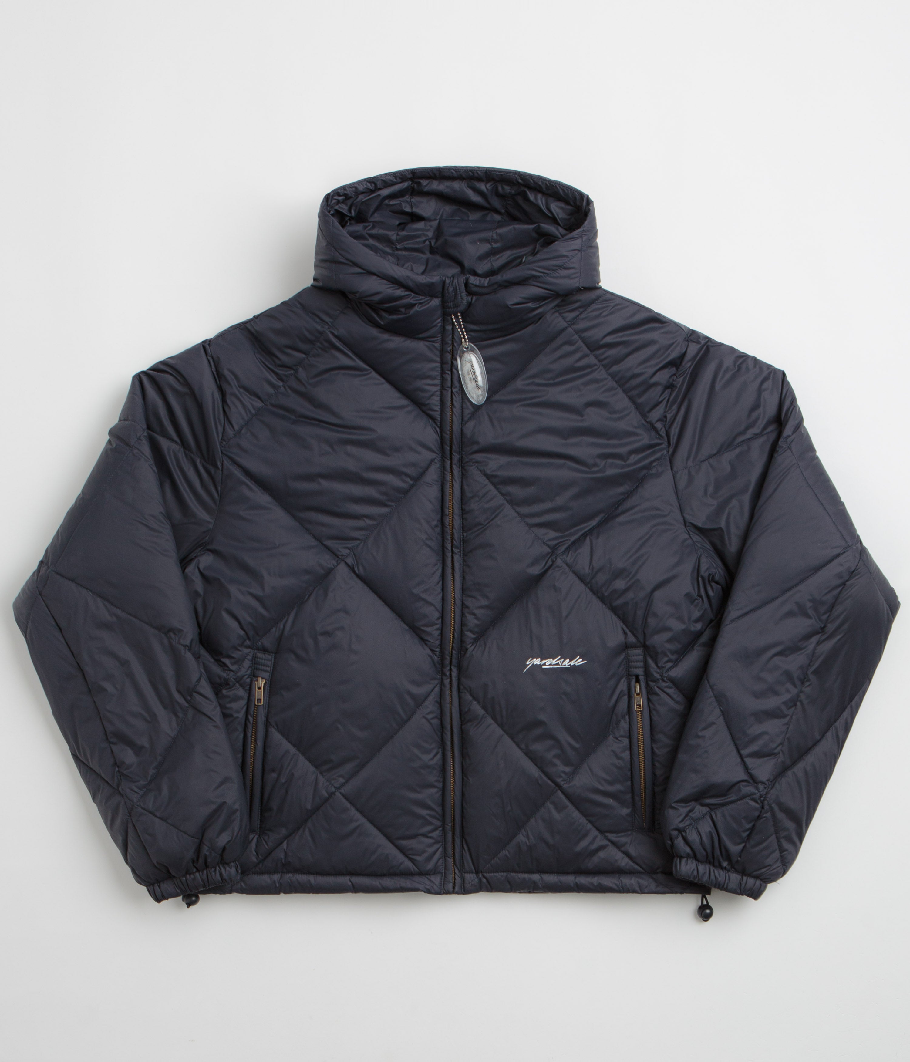 Yardsale Diamond Down Puffer Jacket - Navy