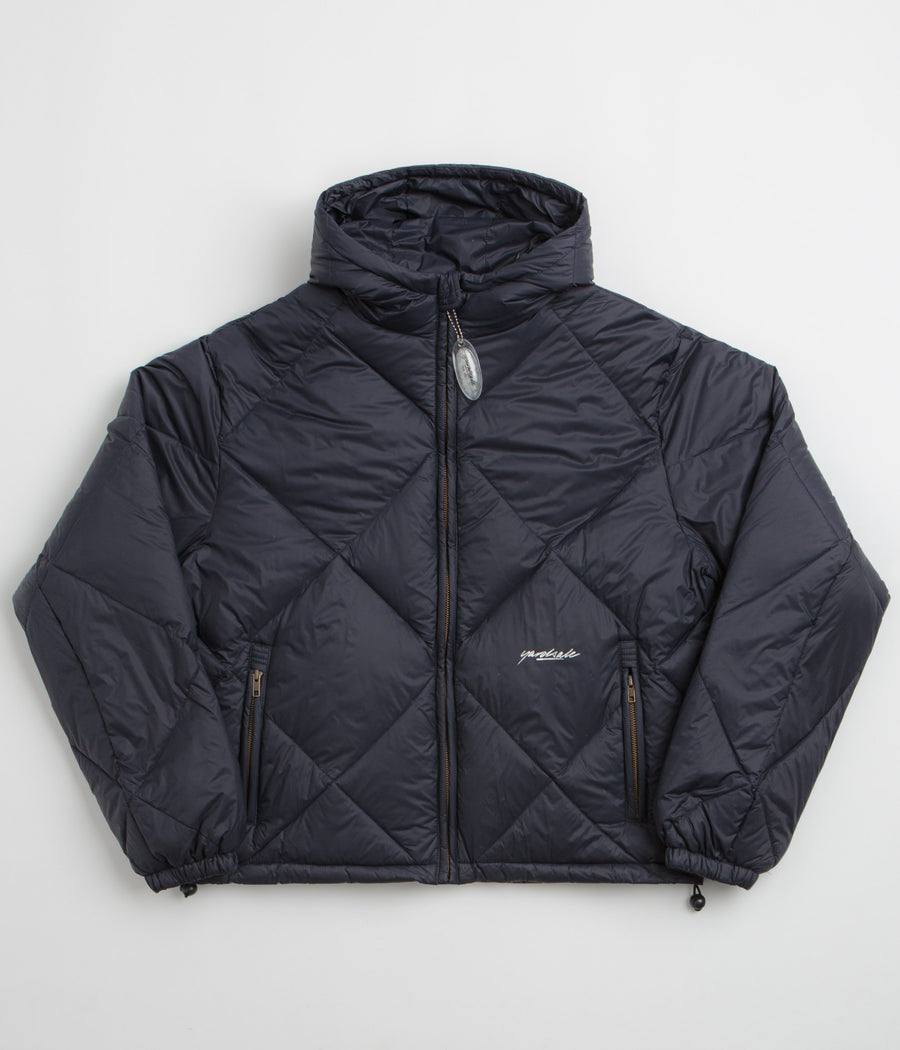 Yardsale Diamond Down Puffer Jacket - Navy