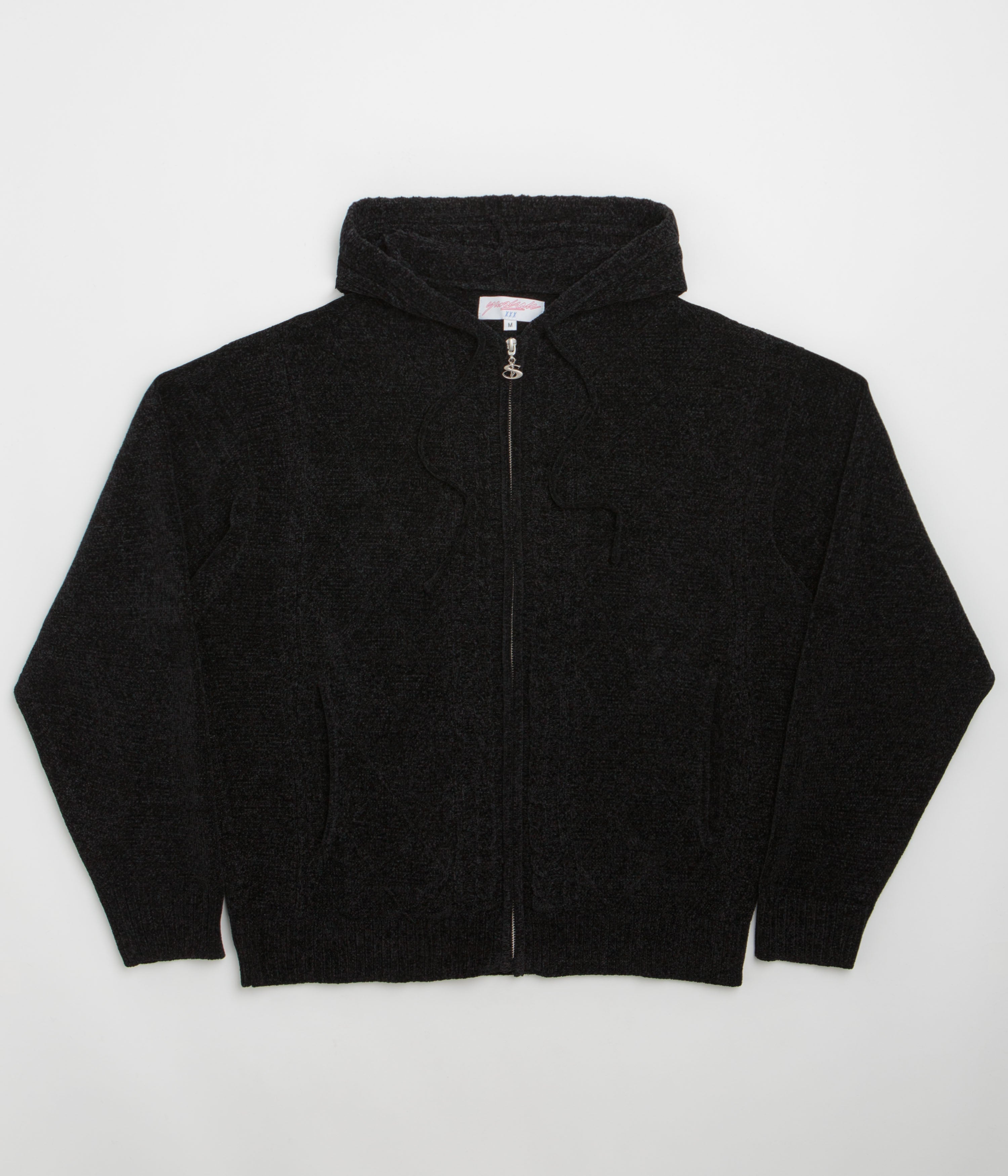 Yardsale Dreamer Chenille Hoodie in Black