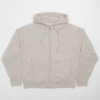 Yardsale Dreamer Chenille Hoodie in Light Grey thumbnail