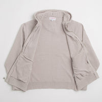 Yardsale Dreamer Chenille Hoodie in Light Grey thumbnail