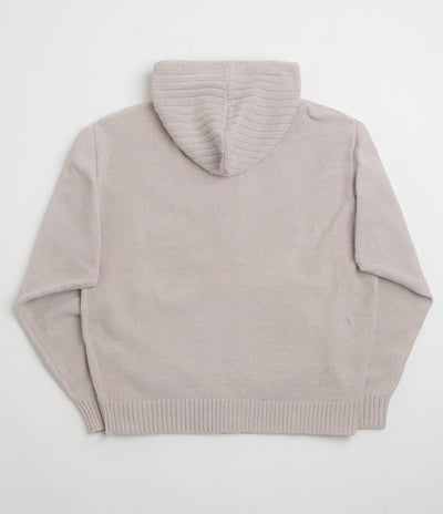 Yardsale Dreamer Chenille Hoodie in Light Grey