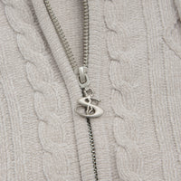 Yardsale Dreamer Chenille Hoodie in Light Grey thumbnail