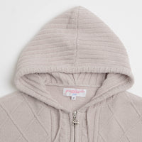Yardsale Dreamer Chenille Hoodie in Light Grey thumbnail