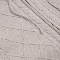 Yardsale Dreamer Chenille Hoodie in Light Grey thumbnail