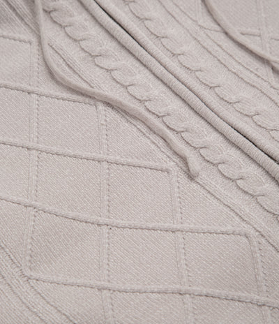 Yardsale Dreamer Chenille Hoodie in Light Grey