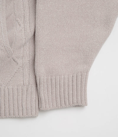 Yardsale Dreamer Chenille Hoodie in Light Grey