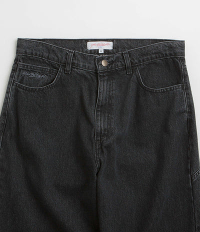 Yardsale Slub Stain Phantasy Jeans in Black