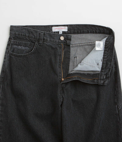 Yardsale Slub Stain Phantasy Jeans in Black