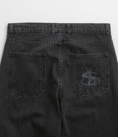 Yardsale Slub Stain Phantasy Jeans in Black