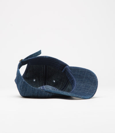 Yardsale Faded Slub Denim Cap - Blue