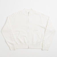 Yardsale Faldo Knitted Full-Zip Sweatshirt in Cream thumbnail