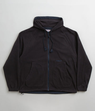 Yardsale Fleece Zip Hoodie in Black