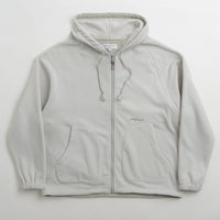 Yardsale Fleece Zip Hoodie in Silver thumbnail