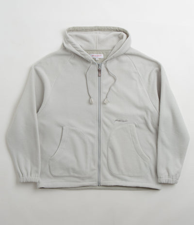 Yardsale Fleece Zip Hoodie in Silver