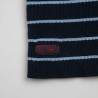 Yardsale French Knit Full Zip Hoodie in Navy and Blue thumbnail