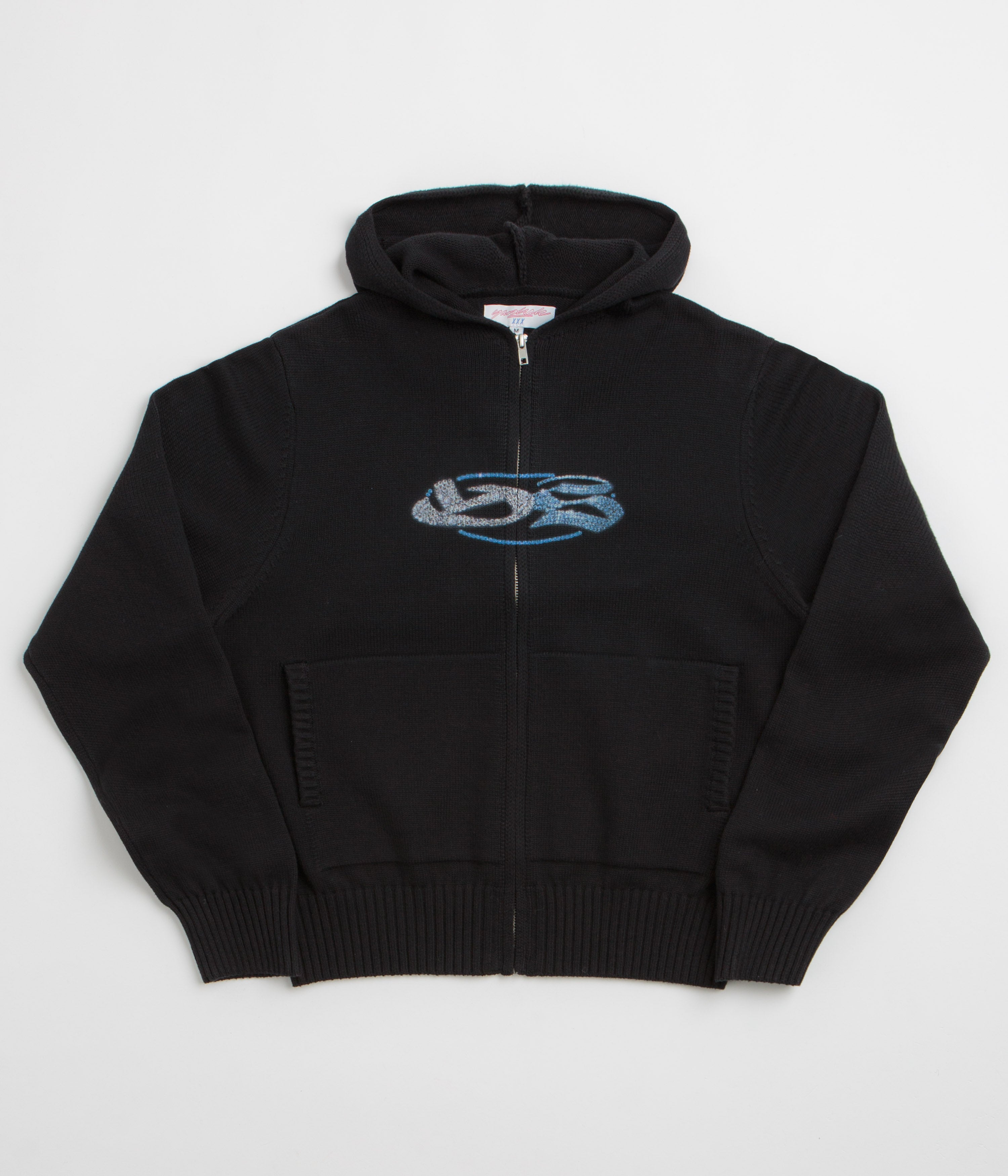 Yardsale Glitz Knitted Hoodie - Black