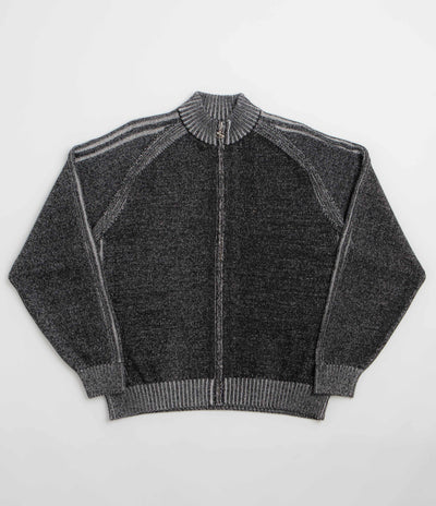 Yardsale Heathered Phantasy Full Zip Sweatshirt - Black / Stone