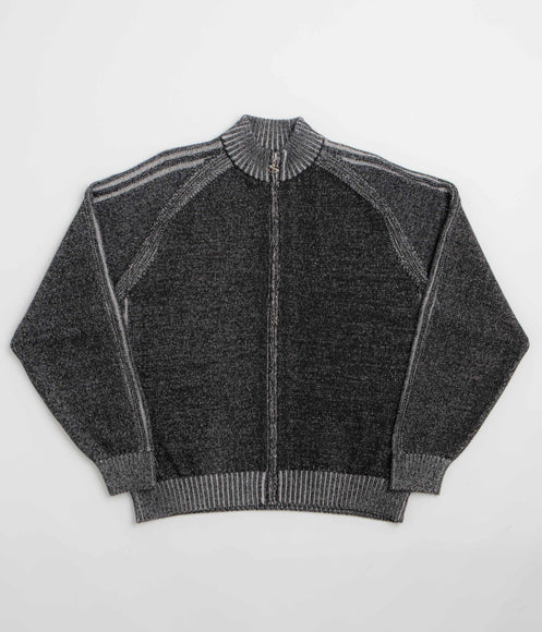 Yardsale Heathered Phantasy Full Zip Sweatshirt - Black / Stone