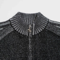 Yardsale Heathered Phantasy Full Zip Sweatshirt - Black / Stone thumbnail