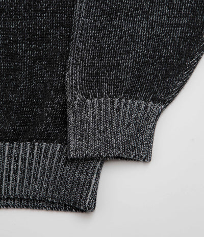 Yardsale Heathered Phantasy Full Zip Sweatshirt - Black / Stone