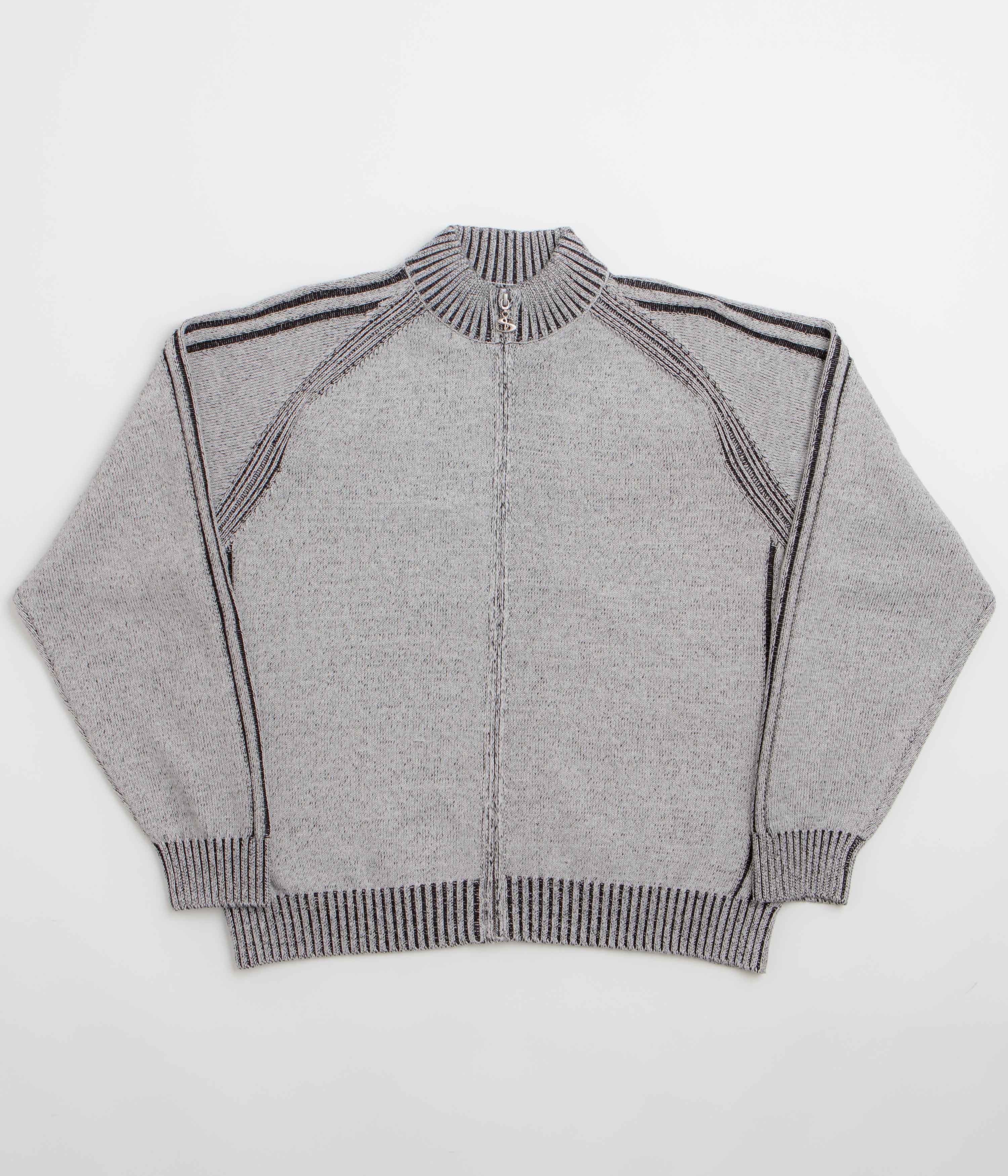 Yardsale Heathered Phantasy Full Zip Sweatshirt - Stone / Black