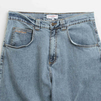 Yardsale Ivory Slub Jeans in Light Denim thumbnail