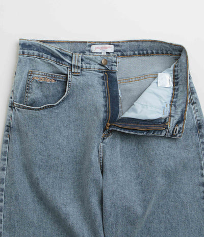Yardsale Ivory Slub Jeans in Light Denim