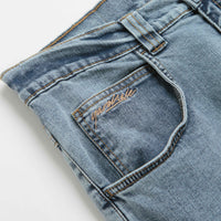 Yardsale Ivory Slub Jeans in Light Denim thumbnail