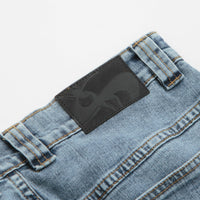 Yardsale Ivory Slub Jeans in Light Denim thumbnail