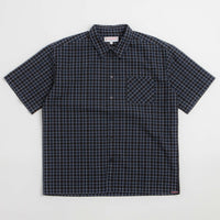 Yardsale Lithium Short Sleeve Shirt in Black and Blue / White thumbnail