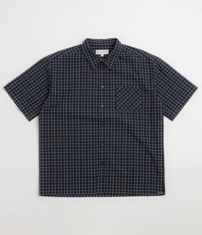 Yardsale Lithium Short Sleeve Shirt in Black and Blue / White
