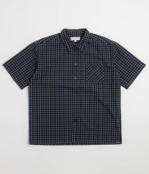 Yardsale Lithium Short Sleeve Shirt - Black / Blue / White