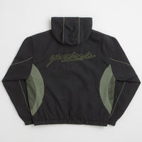 Yardsale Luna Shell Track Jacket in Black thumbnail