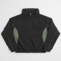 Yardsale Luna Shell Track Jacket in Black thumbnail