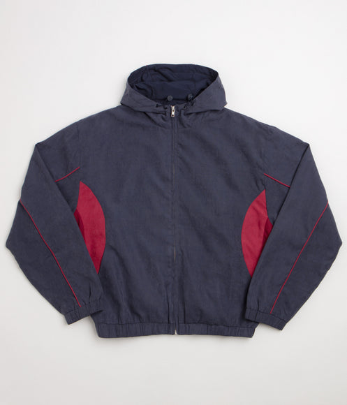 Yardsale Luna Tracksuit Jacket - Navy / Red