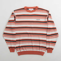 Yardsale Mirage Knit Sweatshirt - Orange / White thumbnail